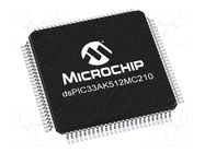 IC: dsPIC microcontroller; 64kB; 64kBSRAM; TQFP48; 3÷3.6VDC; DSPIC MICROCHIP TECHNOLOGY