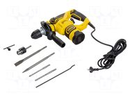 Fixing hammer; electric; 1.25kW; 230VAC; 4100/min; 3.5J; 0÷8500rpm STANLEY