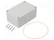 Enclosure: multipurpose; X: 60mm; Y: 90mm; Z: 40mm; ABS; light grey MASZCZYK