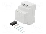 Enclosure: for DIN rail mounting; Y: 53mm; X: 91mm; Z: 70mm; ABS MASZCZYK