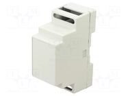 Enclosure: for DIN rail mounting; Y: 88mm; X: 35mm; Z: 59mm; ABS MASZCZYK