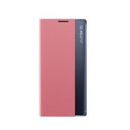 New Sleep Case for Samsung Galaxy S23+ cover with flip stand pink, Hurtel