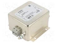 Filter: anti-interference; single-phase; 250VAC; screw; Ir: 4.9mA SCHAFFNER / TE Connectivity