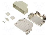 Enclosure for connectors: D-Sub; D-Sub 25pin,D-Sub HD 44pin HARTING