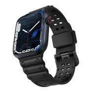 Strap Triple Protection for Apple Watch 38 / 40 / 41 mm bracelet strap - black, Hurtel