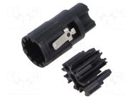 Connector: M17; male; contact insert; M17; PIN: 7; crimped HARTING