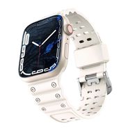 Strap Triple Protection for Apple Watch 38 / 40 / 41 mm band bracelet - beige, Hurtel