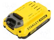 Re-battery: Li-Ion; 18V; 2Ah; FATMAX V20 STANLEY
