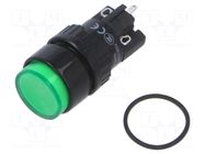 Switch: push-button; Pos: 2; SPDT; 2A/220VAC; 0.1A/220VDC; ON-(ON) ONPOW