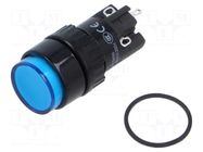Switch: push-button; Pos: 2; SPDT; 2A/220VAC; 0.1A/220VDC; ON-(ON) ONPOW
