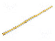 COB LED tape; white neutral; LED/m: 504; 10mm; white PCB; IP20 KGP ELECTRONICS