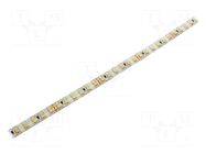 LED tape; white cold; 3528; LED/m: 120; 8.5mm; white PCB; IP65; 120° KGP ELECTRONICS