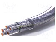 Wire; 05VV-F; 5G1mm2; round; stranded; Cu,tinned; PVC; transparent SIMECH
