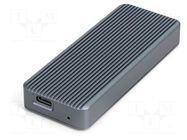 Hard discs housing: M.2; PnP,LED status indicator; Len: 0.25m DIGITUS