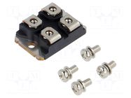 Module: diode; double independent; 600V; 230A; SOT227B; screw; 44ns VISHAY