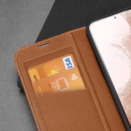 Dux Ducis Skin X2 case Samsung Galaxy S23+ flip case wallet stand brown, Dux Ducis