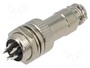 Connector: microphone MINI; socket,plug; male,female; PIN: 5; MINI CONNFLY