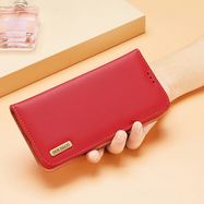 Dux Ducis Hivo case Samsung Galaxy S23+ flip cover wallet stand RFID blocking red, Dux Ducis