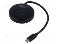 Docking station; hot swapping; USB 3.2 Gen 2; M.2,USB C plug DIGITUS