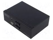 Device: KVM switch; black; USB 2.0; 4K,UHD 2160p DIGITUS