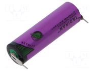 Battery: lithium (LTC); 14505; 3.6V; 2400mAh; non-rechargeable TADIRAN