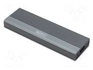 Hard discs housing: M.2; PnP,LED status indicator; Len: 0.25m DIGITUS