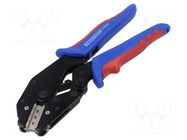 Tool: for crimping; insulated terminals; 239mm WEICON