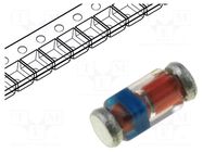 Diode: Zener; 0.5W; 5.1V; SMD; 7 inch reel; QuadroMELF,SOD80; BZT55 VISHAY