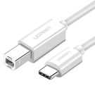 Ugreen printer cable USB-C - USB-B 480Mb/s 1m white (US241), Ugreen