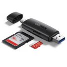 Ugreen adapter SD / micro SD card reader (USB-A / USB-C) black (CM304), Ugreen