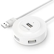 Ugreen HUB USB2.0 4x USB-A 480Mbps 1m white (CR106), Ugreen