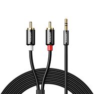 Ugreen AV116 10583 audio mini jack cable 3.5 mm (male) / 2RCA (male) 1.5m - black, Ugreen