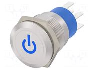 Switch: vandal resistant; Pos: 2; DPST; 3A/250VAC; IP67; OFF-ON TE Connectivity