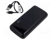 Re-battery: powerbank; 20000mAh GOOBAY