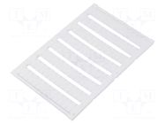 Markers; white; snap fastener; 5.2mm; 96pcs. PHOENIX CONTACT