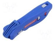 Knife; for electricians; for wire stripping; Tool length: 145mm WEICON