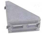 Angle bracket; for profiles; W: 76mm; H: 38mm; L: 76mm; aluminium FATH