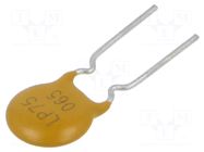 Fuse: PTC polymer; 650mA; Imax: 40A; THT; Iswitch.max: 3.25A WAYON