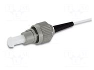 Optic fiber pigtail; FC/UPC; 2m; 9/125um; LSZH; silver; white QOLTEC