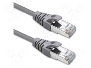 Patch cord; F/UTP; Cat: 5e; RJ45 plug,both sides; stranded; Cu QOLTEC