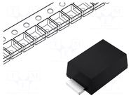 Diode: Zener; 0.5W; 47V; SMD; reel,tape; SOD523F; single diode ONSEMI