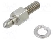 Locking: push-pull; M3; Accessories: fixation screw HARTING