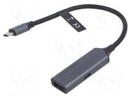 Hub USB; USB A socket,USB C socket,USB C plug; USB 3.2 Gen 2 VENTION