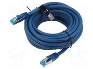 Patch cord; S/FTP; Cat: 5e; RJ45 plug,both sides; wire; OFC; 6m; PVC VENTION