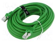 Patch cord; S/FTP; Cat: 6a; RJ45 plug,both sides; wire; OFC; 15m VENTION