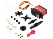 Motor: servo; 5÷8.4VDC; standard; digital; 40x20x39.5mm; metal DFROBOT