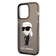 Karl Lagerfeld KLHCP14LHNIKTCK iPhone 14 Pro 6.1&quot; black/black hardcase Ikonik Karl Lagerfeld, Karl Lagerfeld