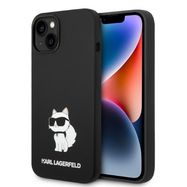 Karl Lagerfeld Silicone Choupette case for iPhone 14 Plus - black, Karl Lagerfeld