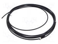 Cable: for sensors/automation; M5; PIN: 3; straight; 5m; plug; 60VDC BINDER