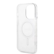 Guess Marble MagSafe Case + Charger Set for iPhone 14 Pro Max 6.7&quot; - White, Guess